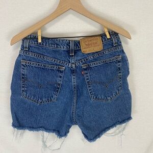 Vintage Levi's 512 Cut Off Denim Shorts 13 M